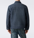 RRL Jacquard plaid denim jacket