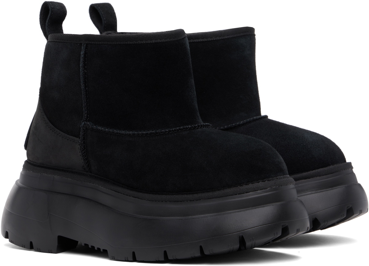 R13 Black Chunky Shearling Boots