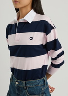 Coperni Striped Cotton Polo Bodysuit Stripe