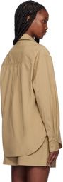 Matteau Tan Relaxed Shirt