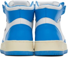 AUTRY Blue & White Medalist Sneakers