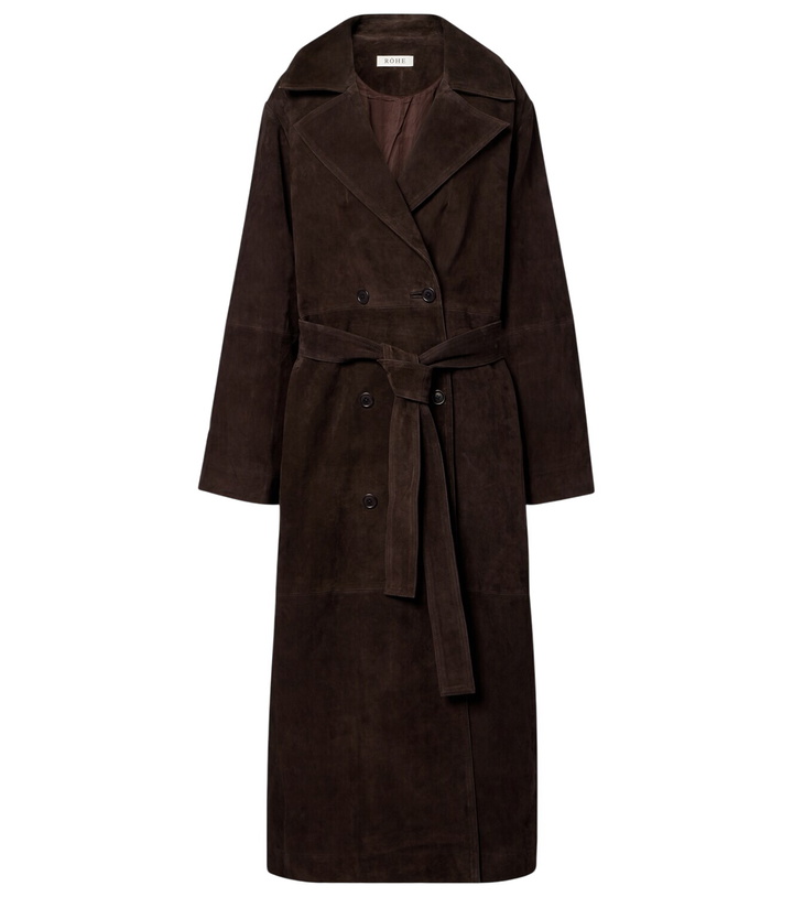 Photo: Róhe Belted suede wrap coat