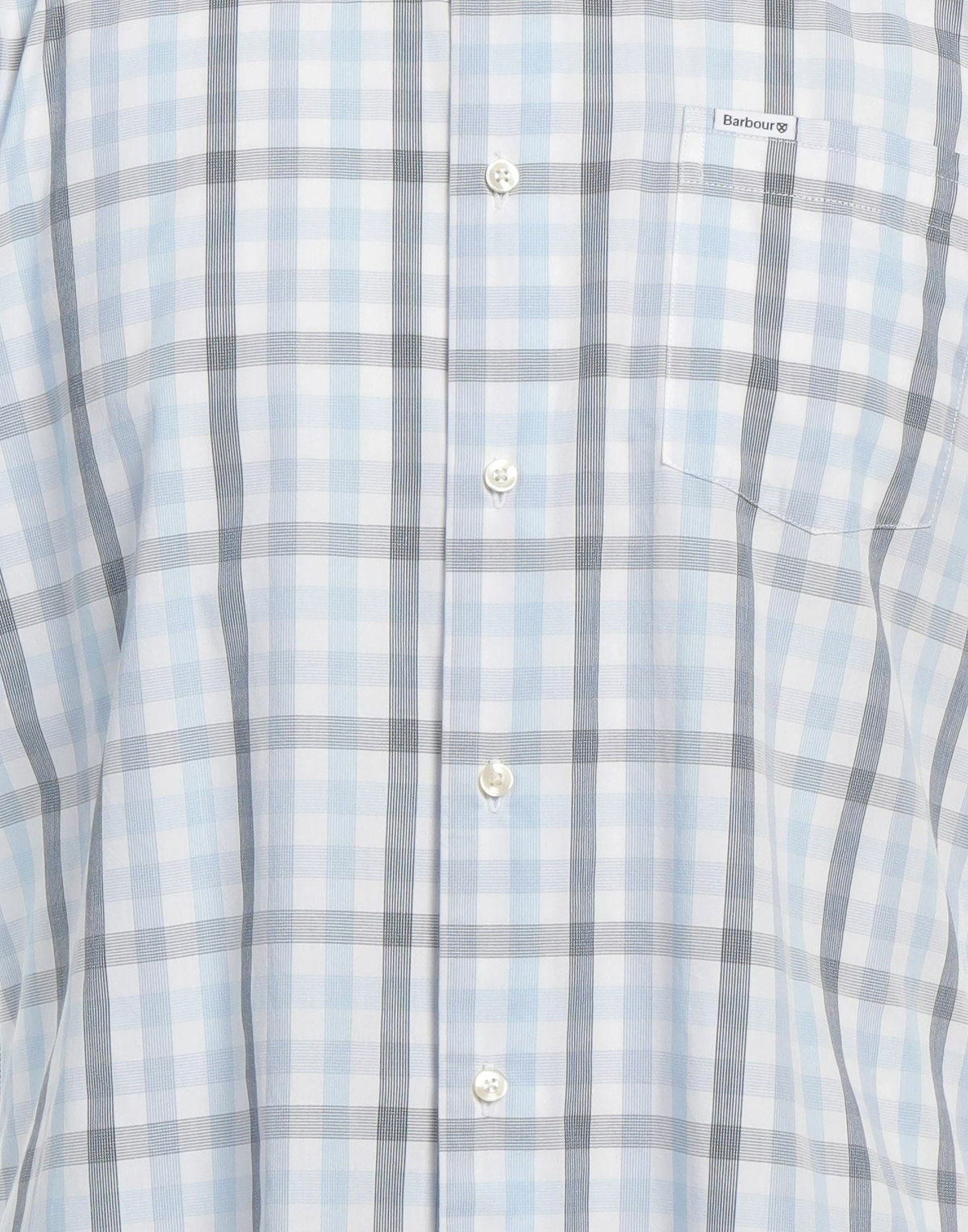Barbour Mens Shirt Sky in Blue