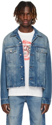 MM6 Maison Margiela Blue Sports Denim Jacket