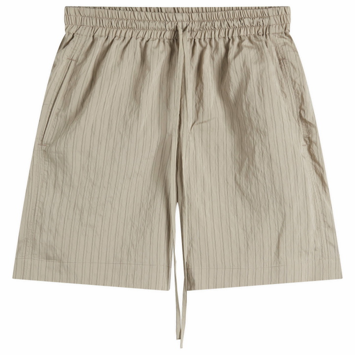 Photo: Studio Nicholson Women's Tie Front Short in Pebble And Black