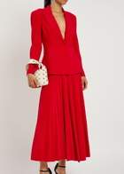 Norma Kamali Stretch-jersey Midi Skirt Red