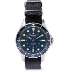 Timex - Navi Harbor Stainless Steel and Nylon-Webbing Watch - Men - Blue