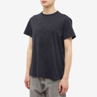 Maison Margiela Men's Embroidered Numbers Logo T-Shirt in Anthracite