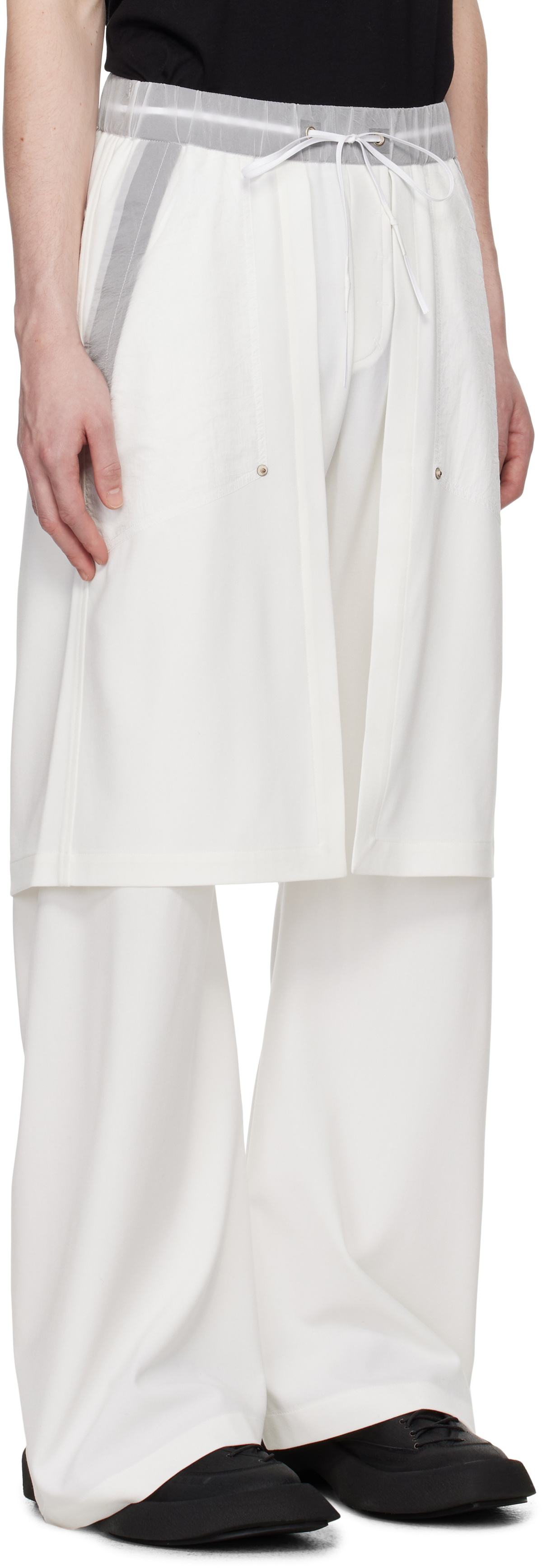 CARNET-ARCHIVE White Skirt Trousers