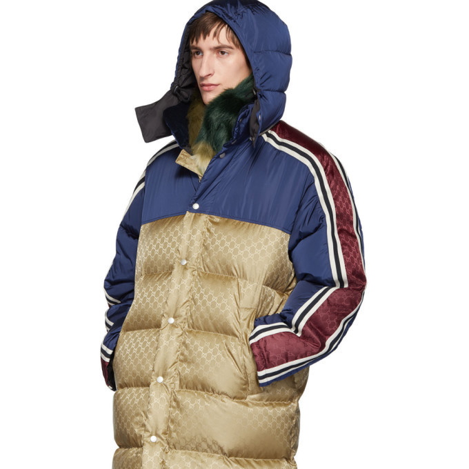 Gucci, Jackets & Coats, Gucci Gg Jacquard Nylon Jacket
