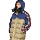 Gucci Multicolor Down GG Nylon Coat