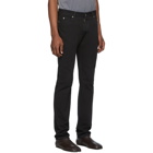 Maison Margiela Black Denim Garment-Dyed Slim-Fit Jeans