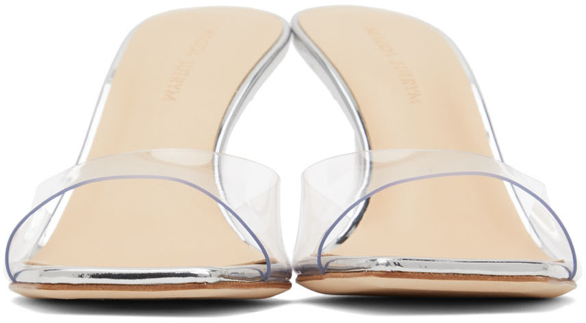 Magda Butrym Silver & Transparent Estonia Heeled Sandals
