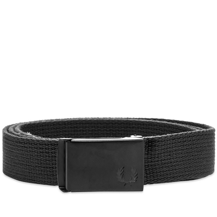 Photo: Fred Perry Slim Graphic Webbing Belt