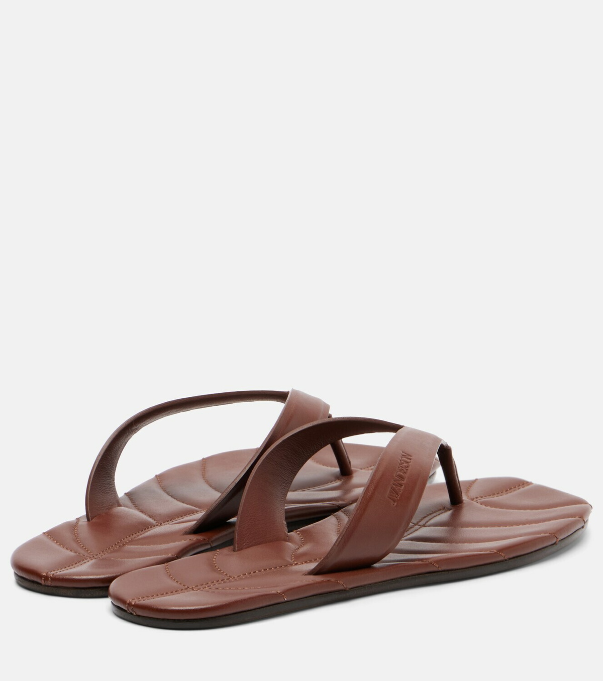 JW Anderson Leaf leather thong sandals