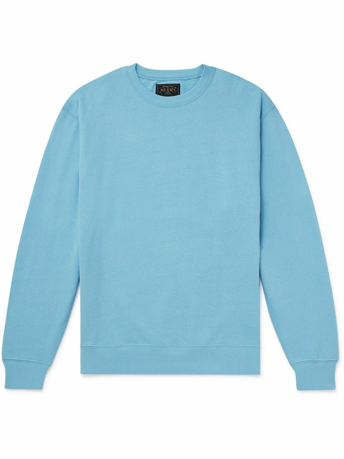 Beams Plus - Cotton-Jersey Sweatshirt - Blue Beams Plus