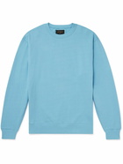 Beams Plus - Cotton-Jersey Sweatshirt - Blue