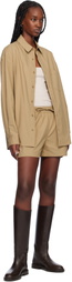 Matteau Tan Relaxed Shirt