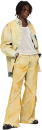 EGONlab Beige Denim Shirt Jacket