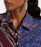 Rabanne Crystal-embellished drop earrings