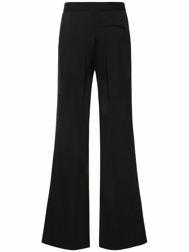 Photo: STELLA MCCARTNEY - Flared High Waisted Wool Twill Pants