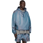 Fear of God Blue Nylon Iridescent Oversized Jacket