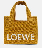 Loewe Paula's Ibiza Small logo raffia tote bag