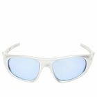 Oakley Neoforma Sunglasses in X-Silver/Prizm Deep Water Polarized 