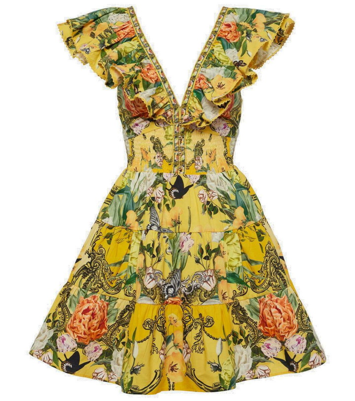 Photo: Camilla Paths Of Gold floral cotton minidress