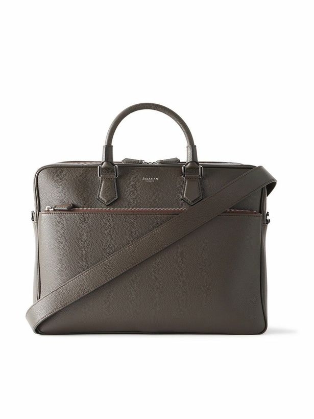 Photo: Serapian - Cachemire Full-Grain Leather Briefcase