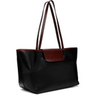 Versace Black Vivian Small Coated Canvas Tote