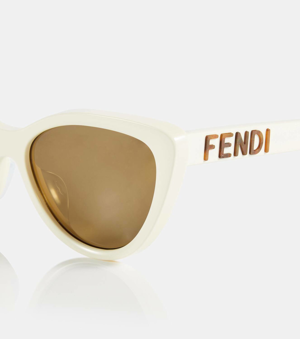 【FENDI】cat-eye アセテート サングラス Fendi - FF Diamonds - Cat Eye Sunglasses - Black
