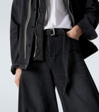 Sacai Belted barrel-leg jeans