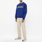 Kenzo Men's Classic Logo Crew Sweat in Electric Blue