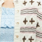 Shrimps Women's Flower Knit Cardigan in Cream/Brown/Pearl