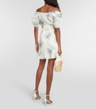 LoveShackFancy Lai floral cotton minidress
