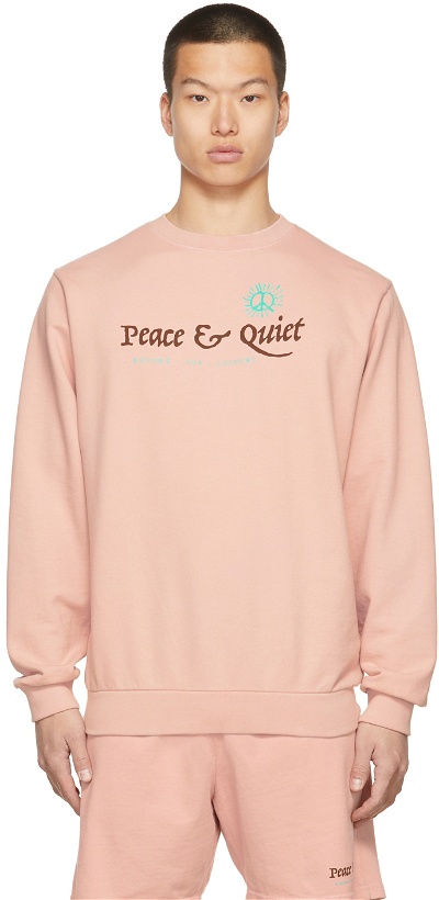 Photo: Museum of Peace & Quiet Pink 'Resort & Spa' Sweatshirt