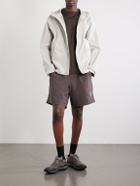 DISTRICT VISION - Straight-Leg Logo-Appliqu&eacute;d 9" Stretch-Jersey Running Shorts - Brown