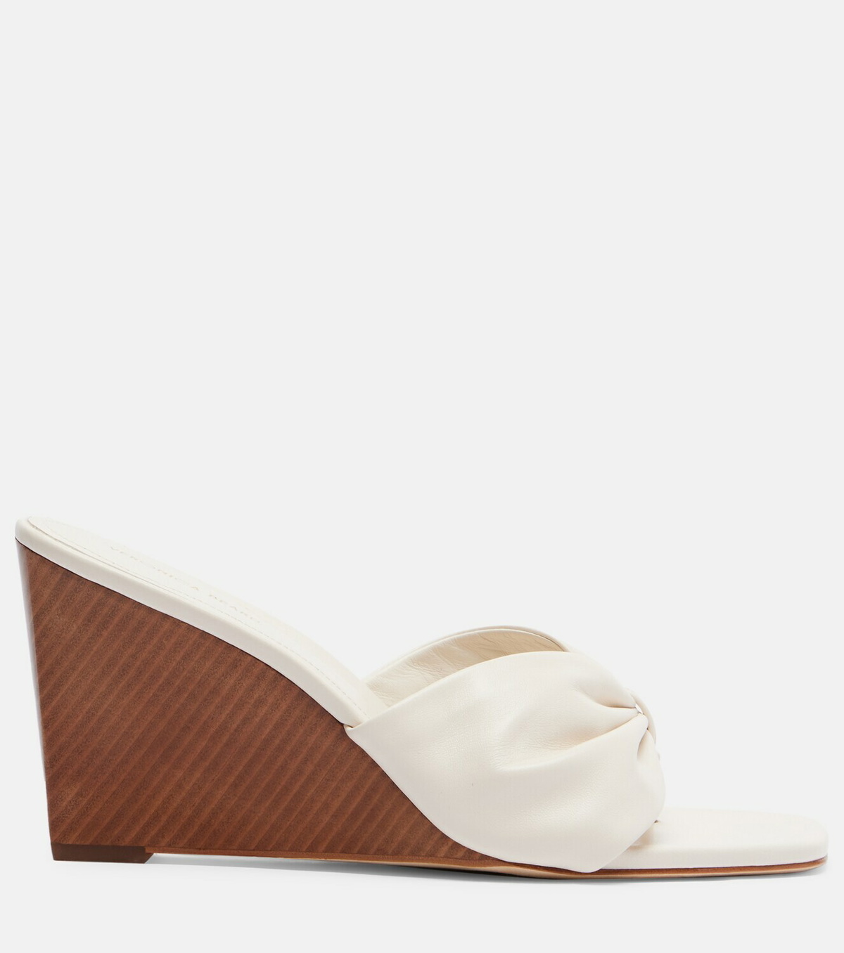 Veronica Beard Leather wedge sandals