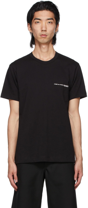 Photo: Comme des Garçons Shirt Black Logo T-Shirt