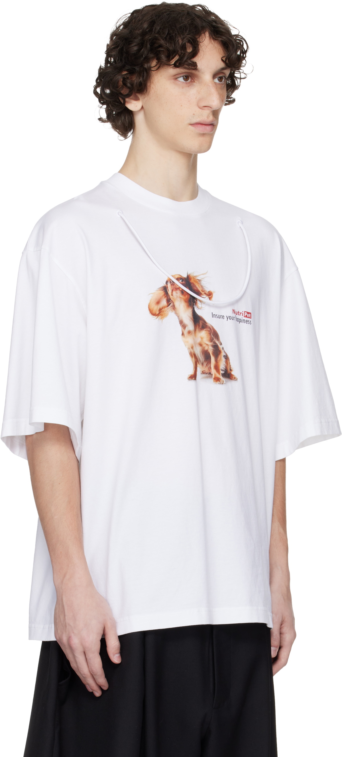 ABRA White Puppy T-shirt