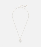 Mateo 14kt gold pendant necklace with mother-of-pearl