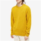 Country Of Origin Men's Supersoft Seamless Crew Knit in Old Gold