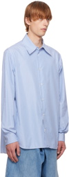 The Row White & Blue Kroner Shirt
