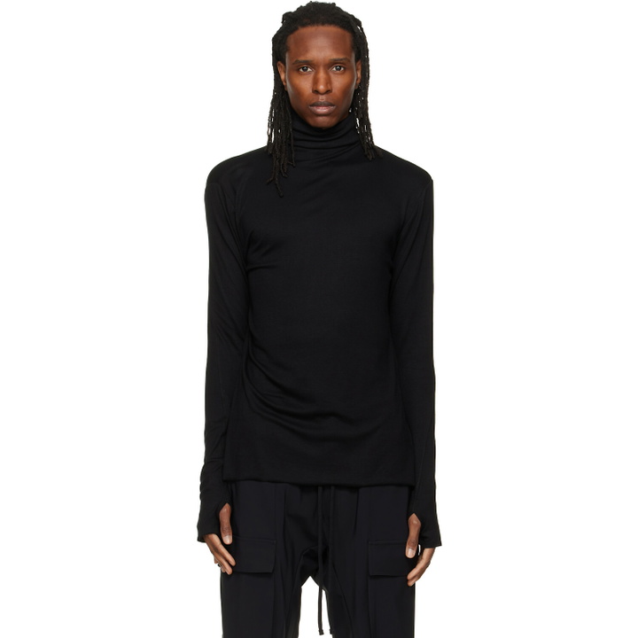 Photo: thom/krom Black TS 1003 Turtleneck
