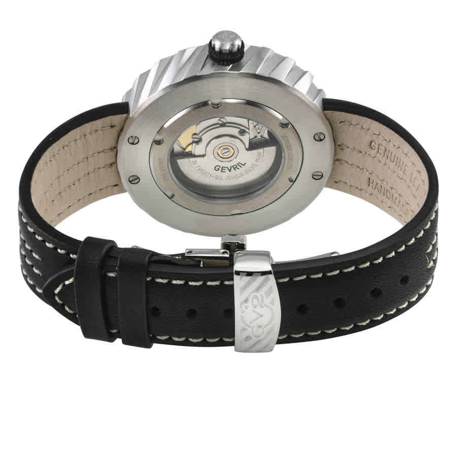 GV2 by Gevril Motorcycle Green Dial Mens Watch 13202