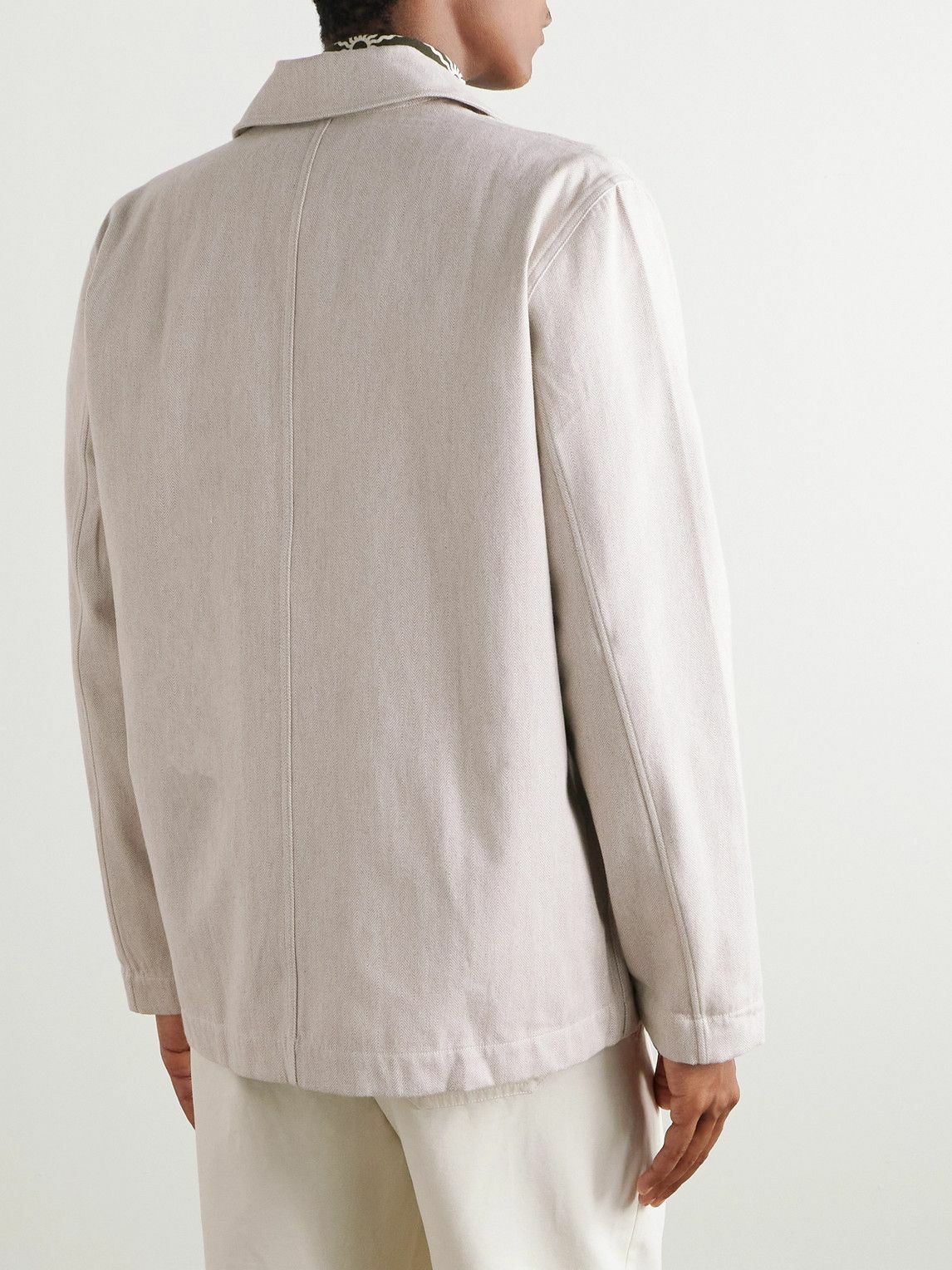Frescobol Carioca - Belford Cotton and Cashmere-Blend Jacket - Neutrals
