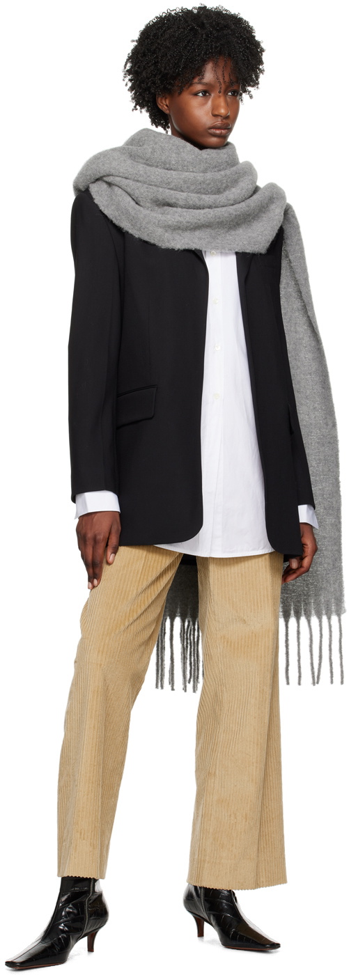 Teurn Studios SSENSE Exclusive Gray Oversized Scarf
