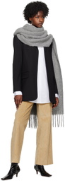 Teurn Studios SSENSE Exclusive Gray Oversized Scarf