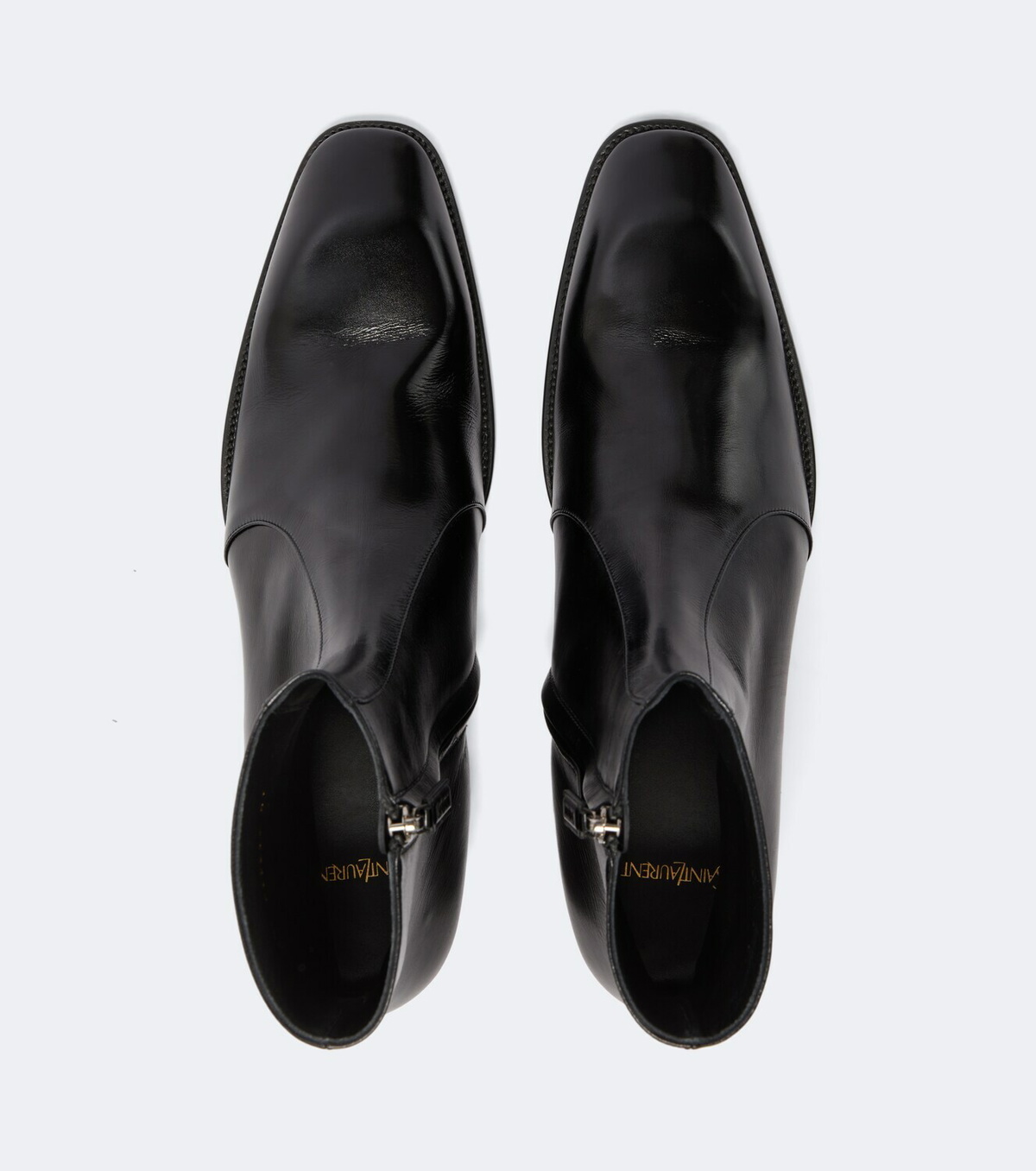 Saint Laurent Aurelien leather ankle boots